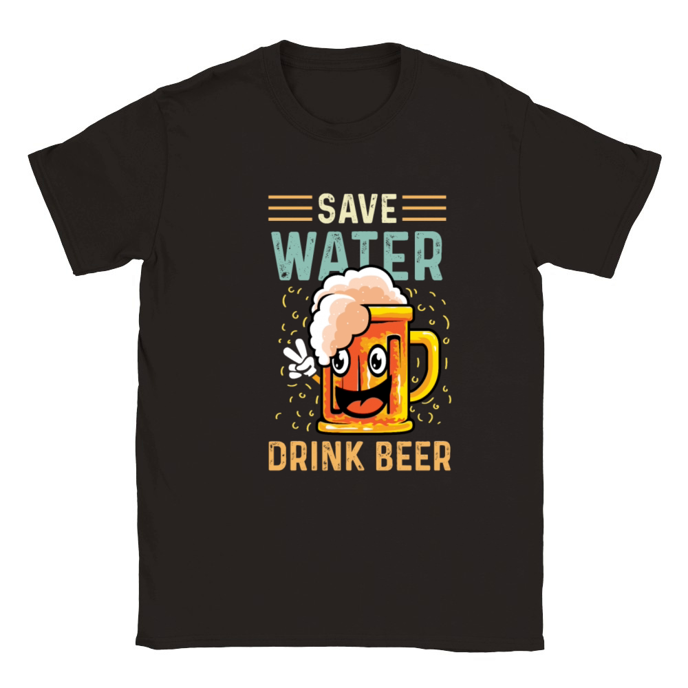 Save Water Heavy Drinker Gift Classic Kids Crewneck T-shirt
