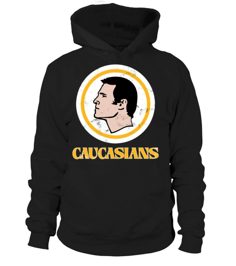 caucasians funny vintage caucasians pride Hoodie Unisex