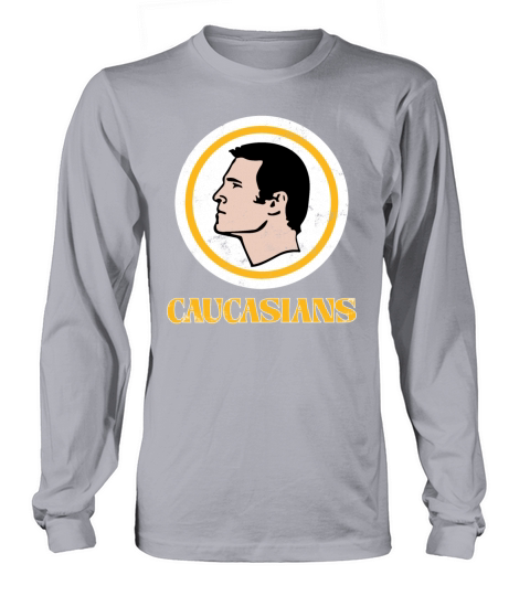 caucasians funny vintage caucasians pride Long sleeved Unisex