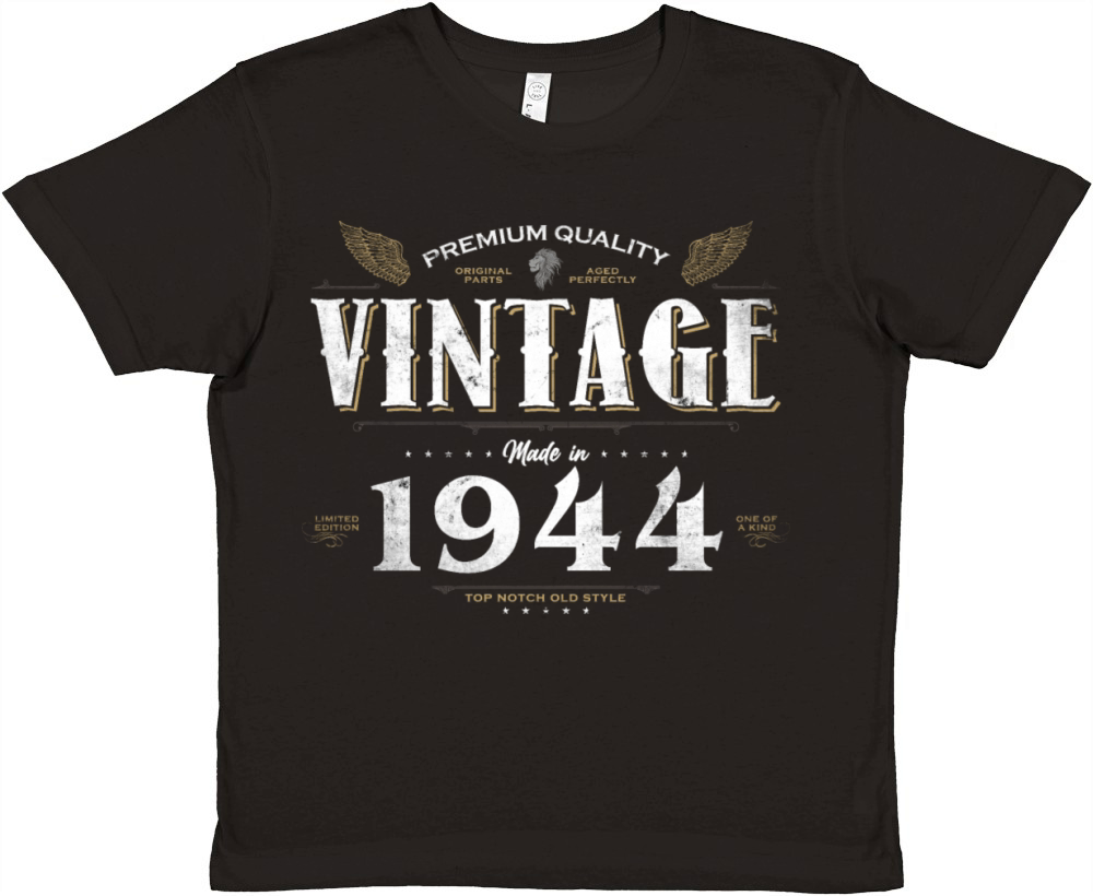 80 Years Old Vintage 1944 Limited Edition 80th Premium Kids Crewneck T-shirt