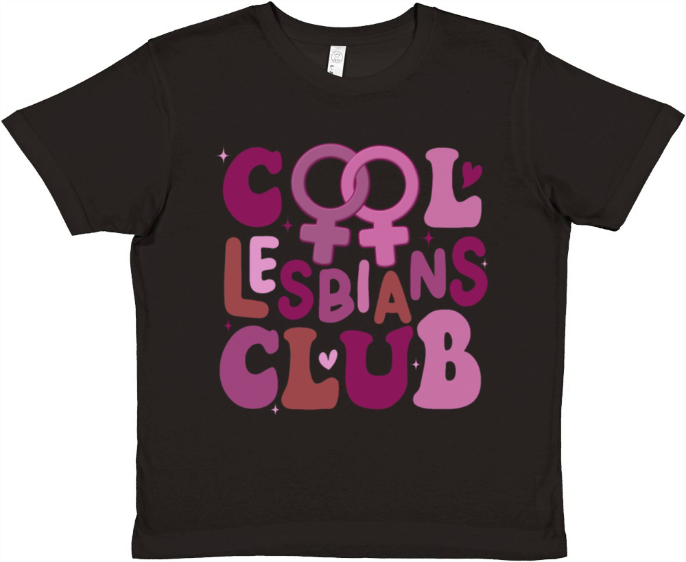 Cool Lesbians Club Premium Kids Crewneck T-shirt