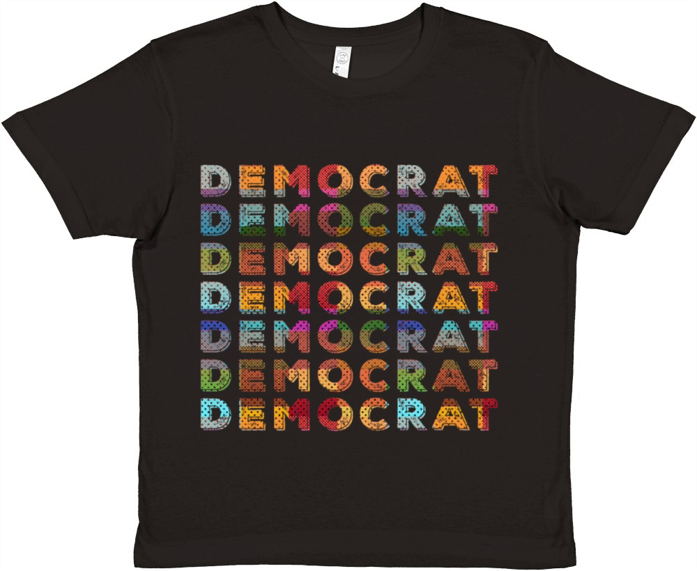 Democrat Retro Premium Kids Crewneck T-shirt