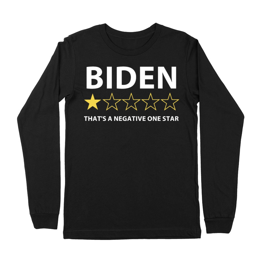 Biden Thats a negative one star Premium Long Sleeve