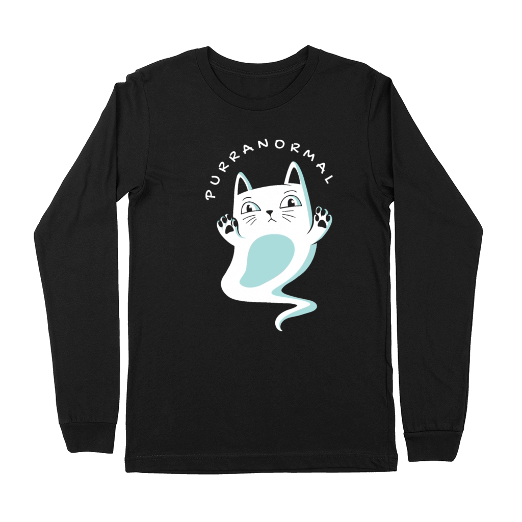 Cool Cat Ghost Animal Cartoon Premium Long Sleeve