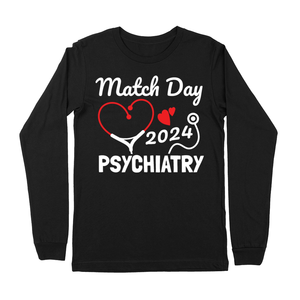 Match Day 2024 Psychology Resident Residency Premium Long Sleeve