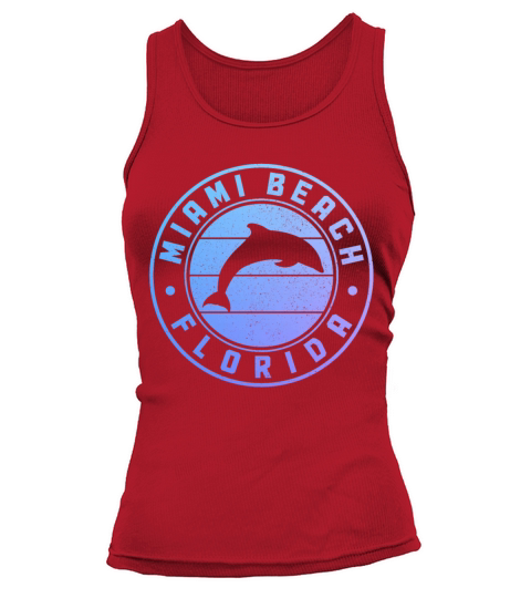 Miami Florida USA Retro Vintage Tank top Woman