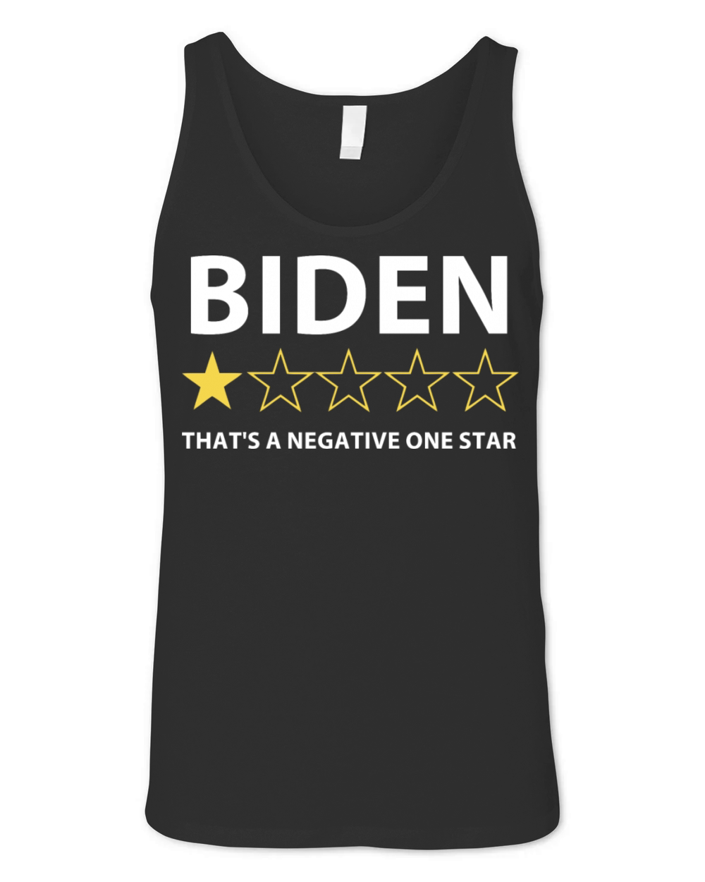 Biden Thats a negative one star Unisex Jersey Tank