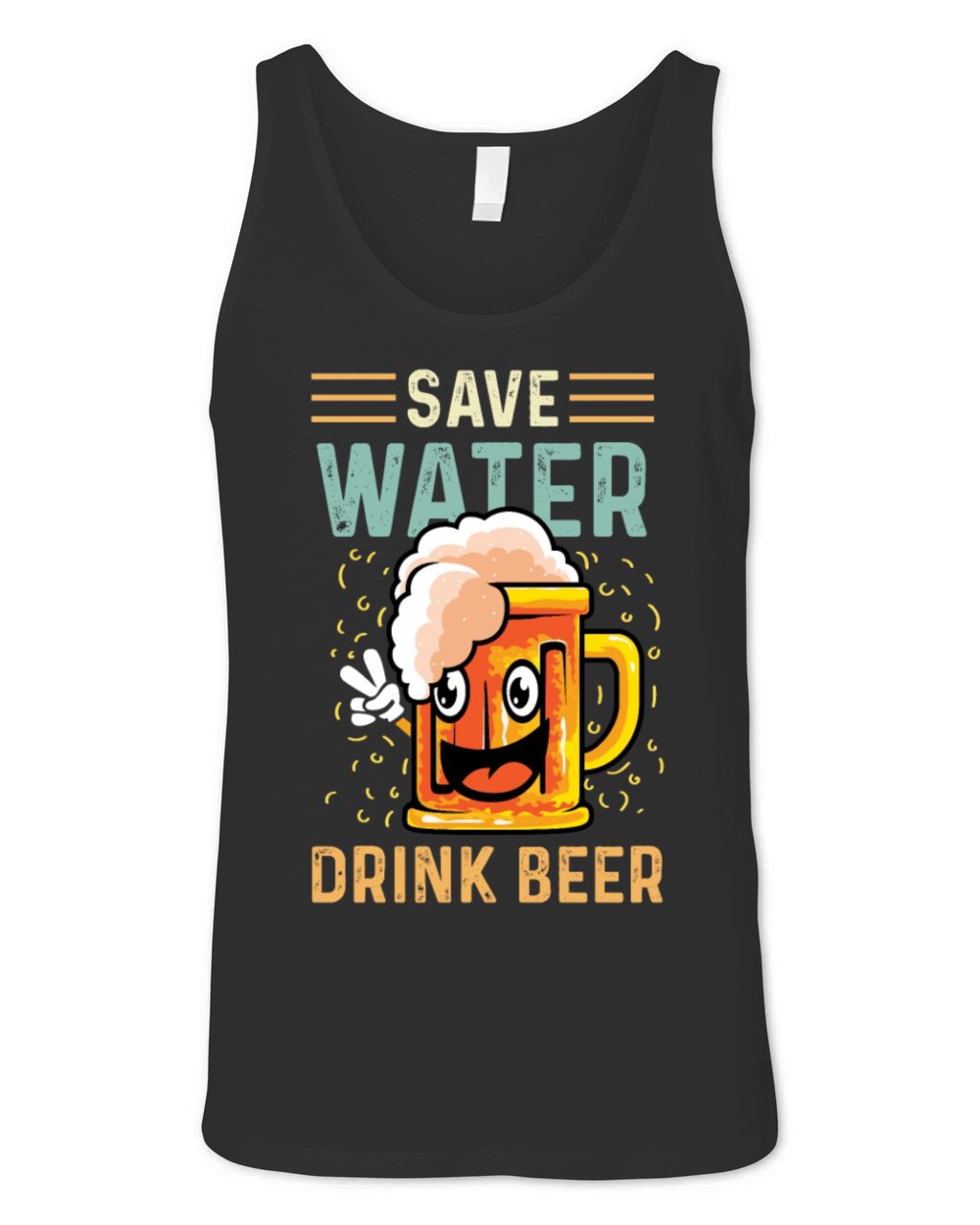 Save Water Heavy Drinker Gift Unisex Jersey Tank