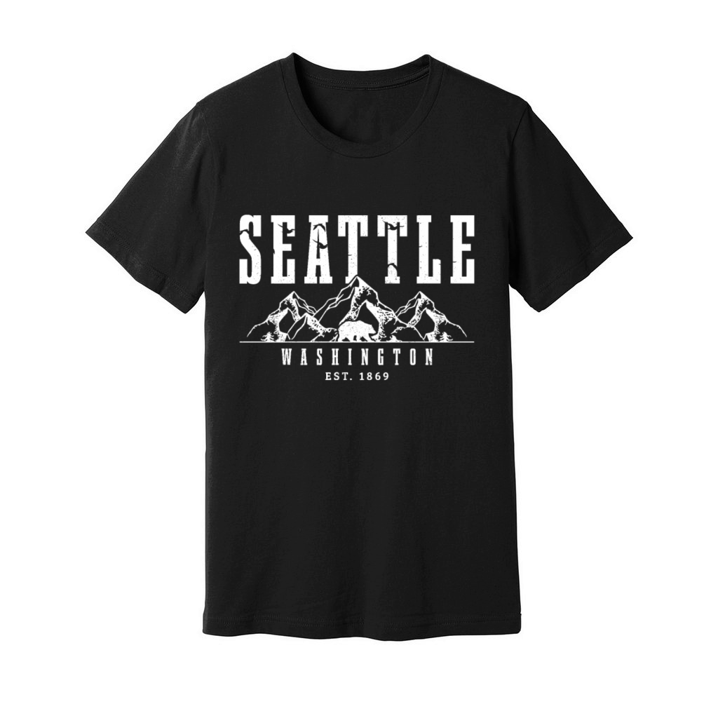 Seattle Washington Souvenir Gift Unisex Jersey Tee