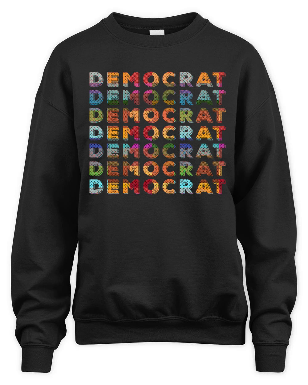 Democrat Retro Unisex Premium Crewneck Sweatshirt