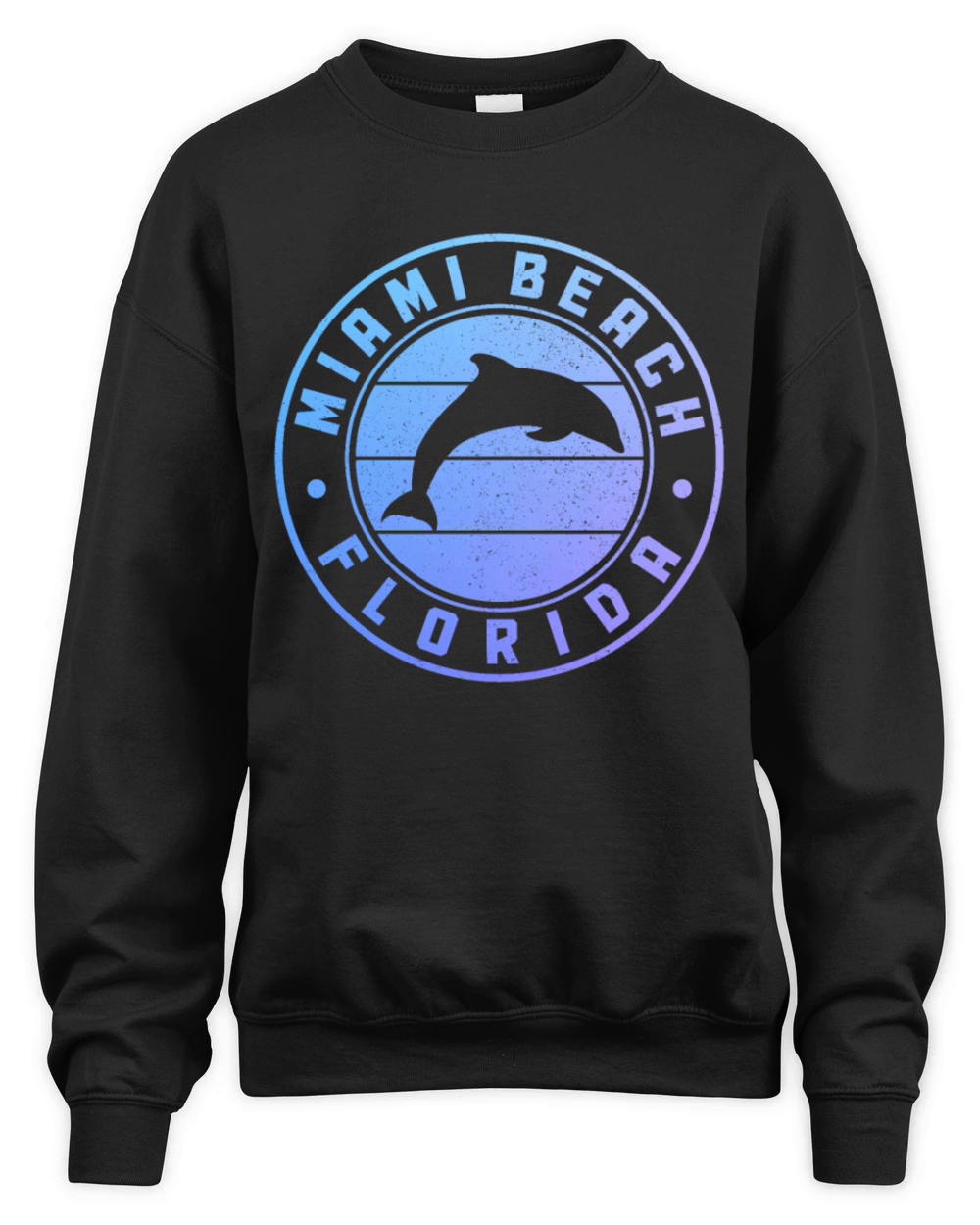 Miami Florida USA Retro Vintage Unisex Premium Crewneck Sweatshirt