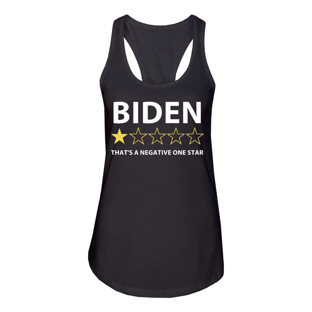 Biden Thats a negative one star Women's Racerback Tank