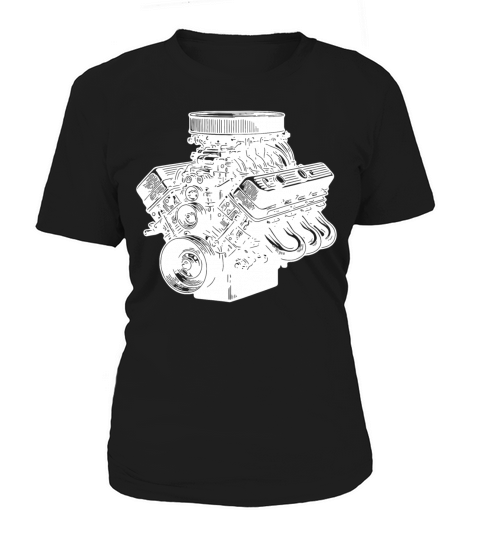 Mechanic Fan Engine Block Cylinder Displacement Women's T-Shirt