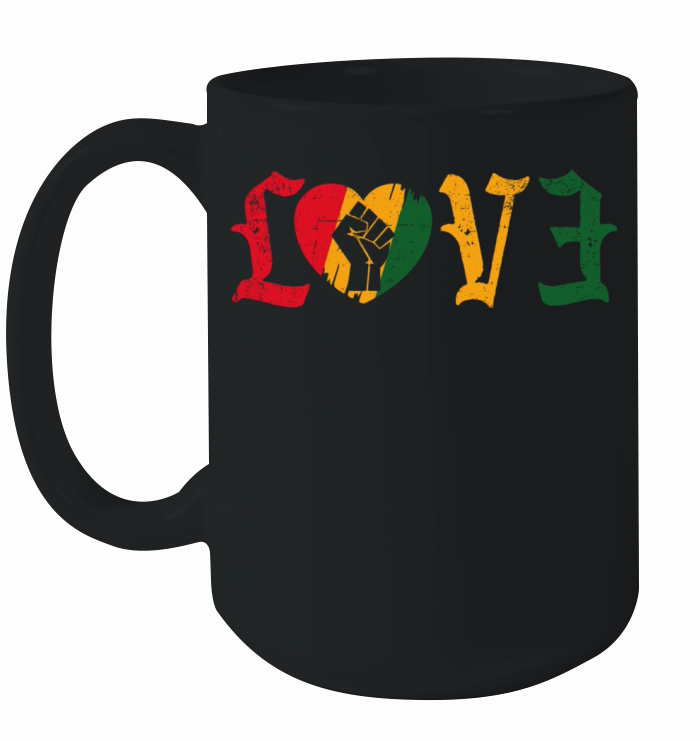 Love Black history month Ceramic Mug