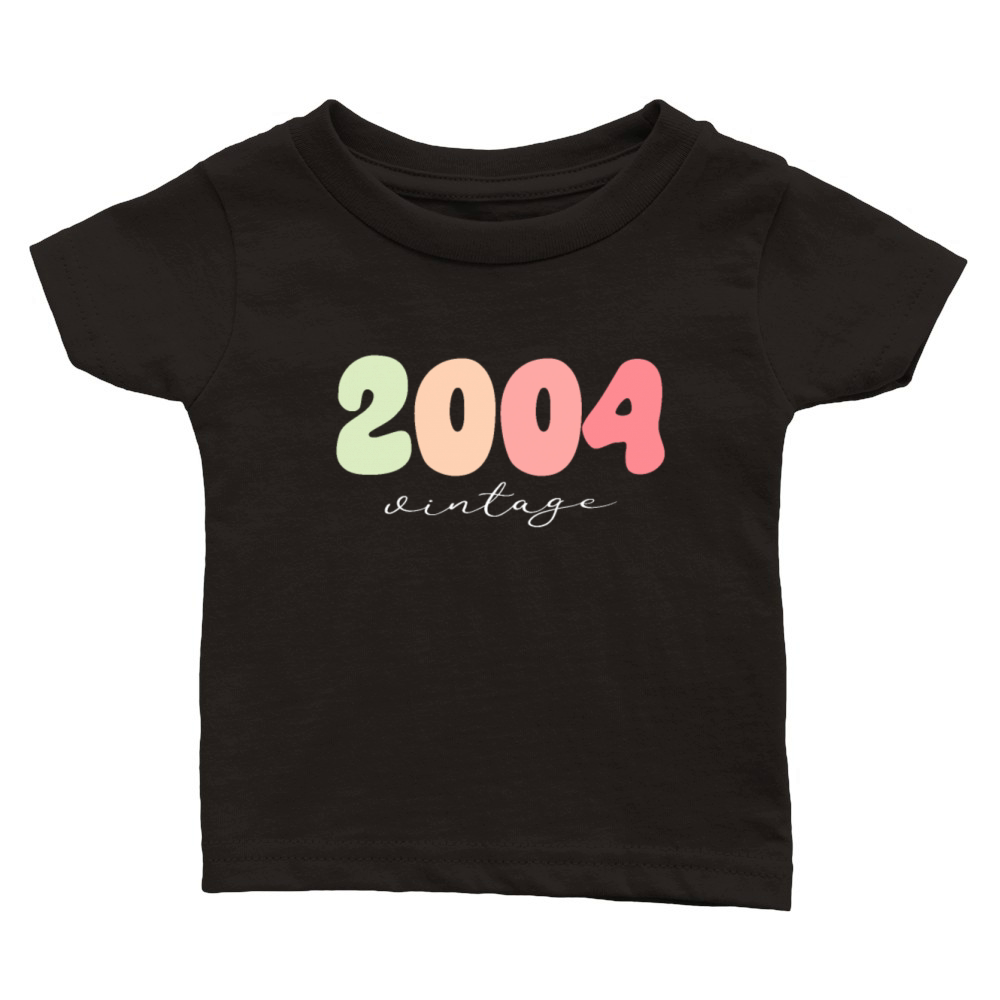 Birthday 2004 Vintage Classic Baby Crewneck T-shirt