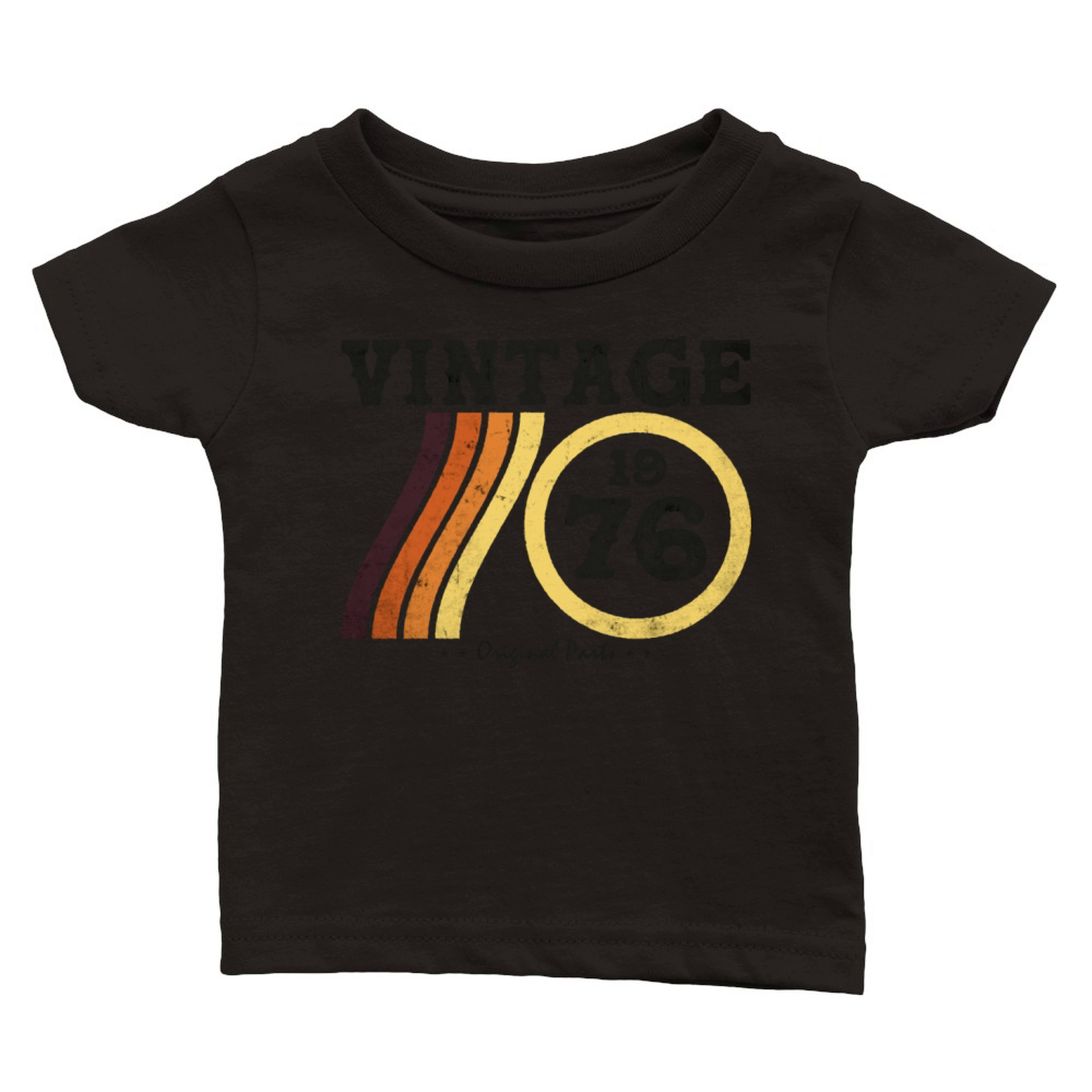 Classic Limited Edition Vintage 1976 Retro 48 Classic Baby Crewneck T-shirt