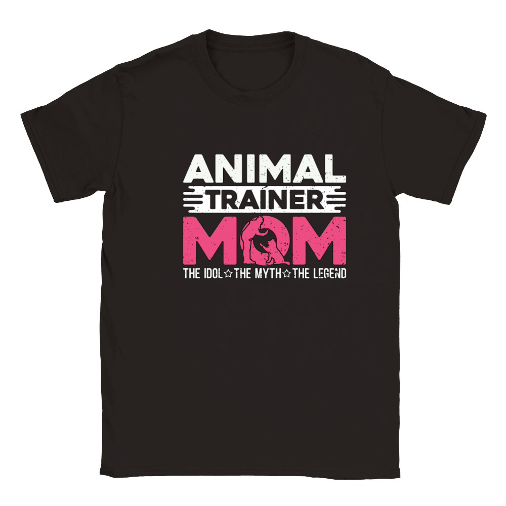 Animal Trainer Mom The Idol The Myth Dog Trainer Classic Kids Crewneck T-shirt