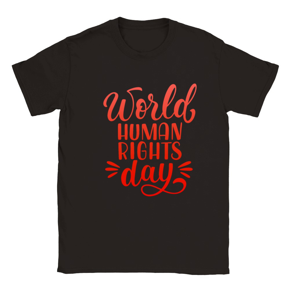 WORLD HUMAN RIGHTS DAY Classic Kids Crewneck T-shirt