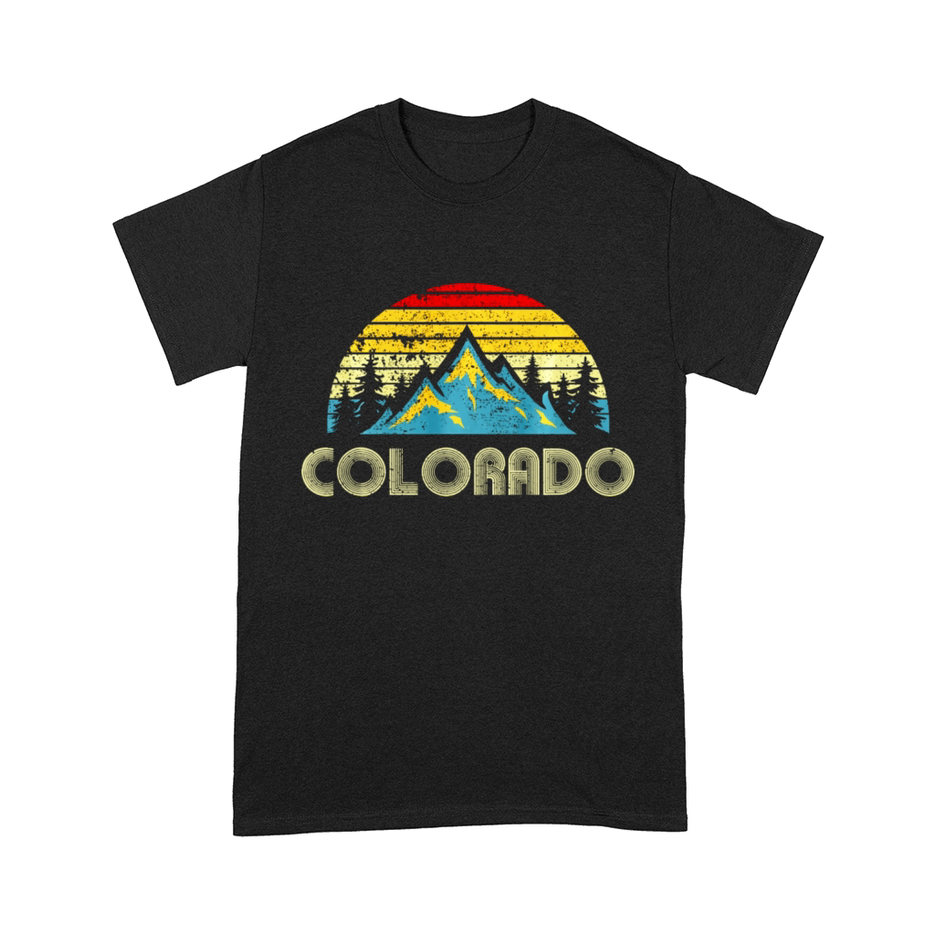 Colorado Vintage Mountains Nature Hiking Comfort T-shirt
