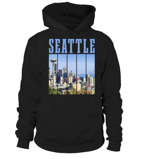 Seattle Washington Souvenir Gift Hoodie Unisex