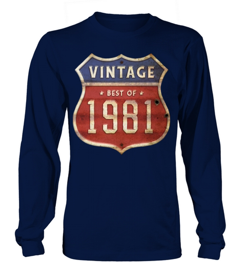 43 Years Old Vintage 1981 Limited Edition 43rd Long sleeved Unisex