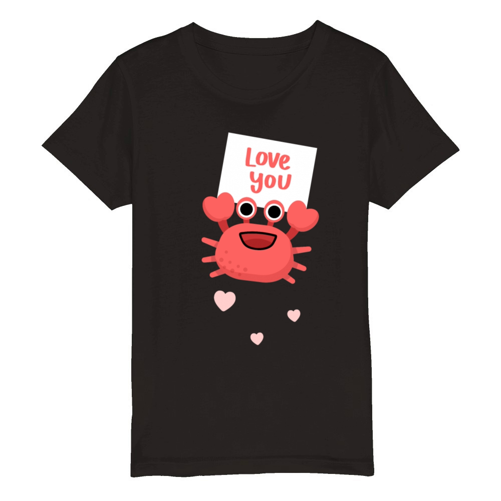 love you Organic Kids Crewneck T-shirt