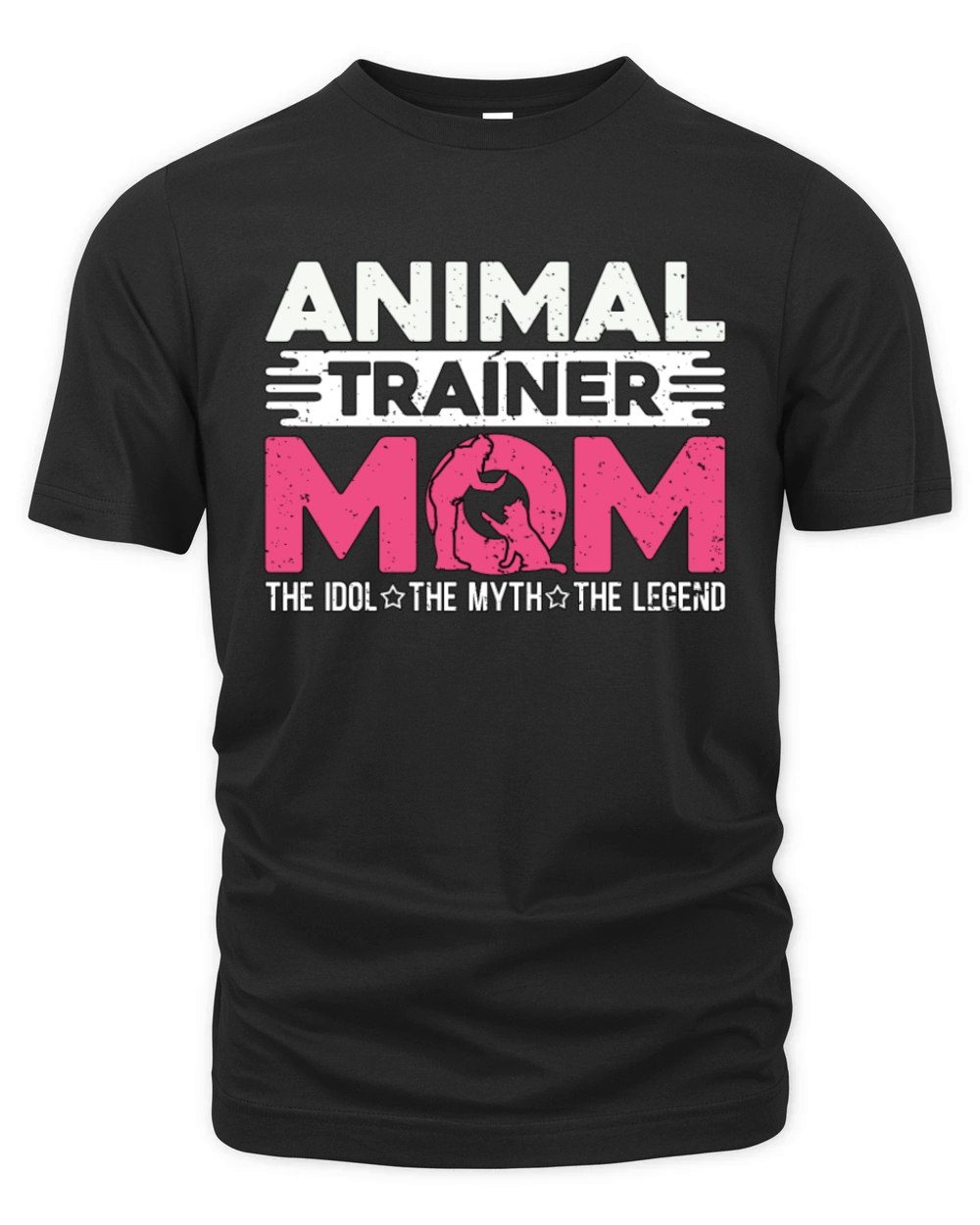 Animal Trainer Mom The Idol The Myth Dog Trainer Organic Unisex T-shirt