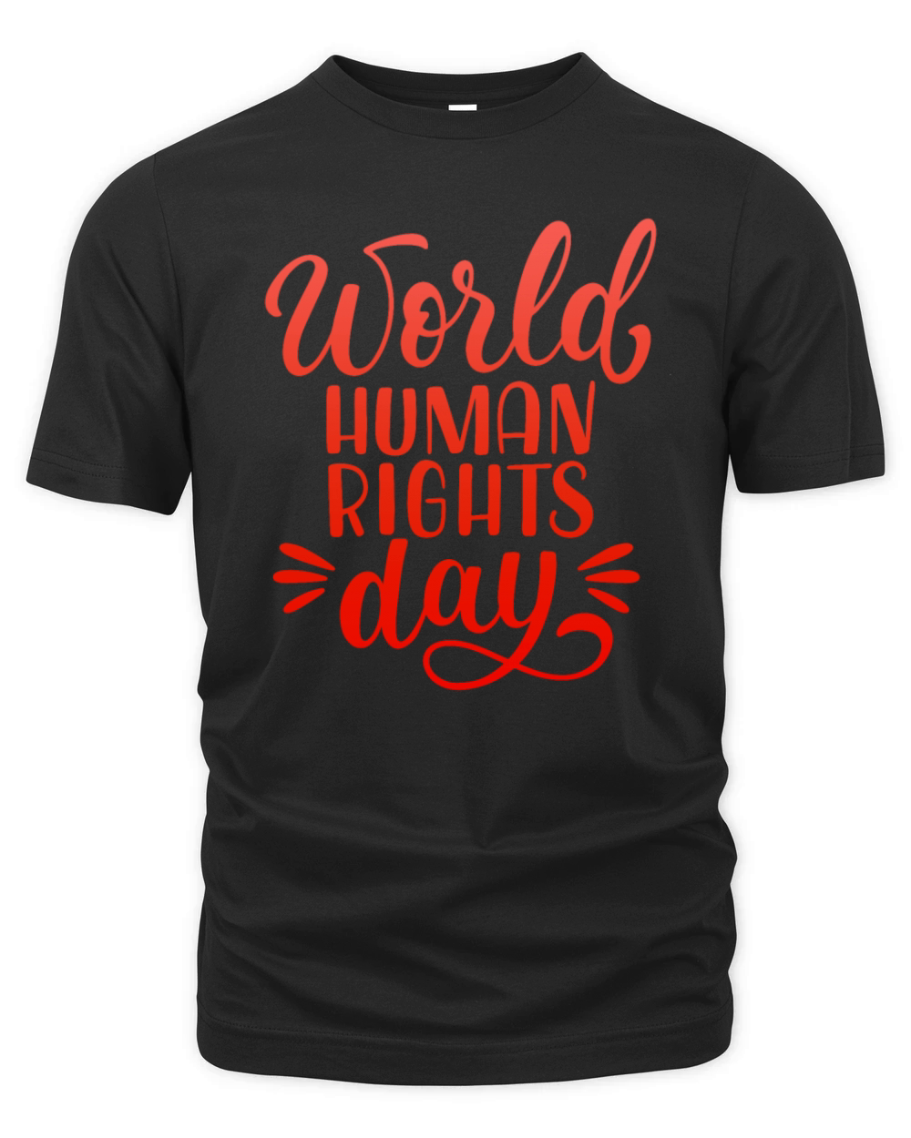 WORLD HUMAN RIGHTS DAY Organic Unisex T-shirt
