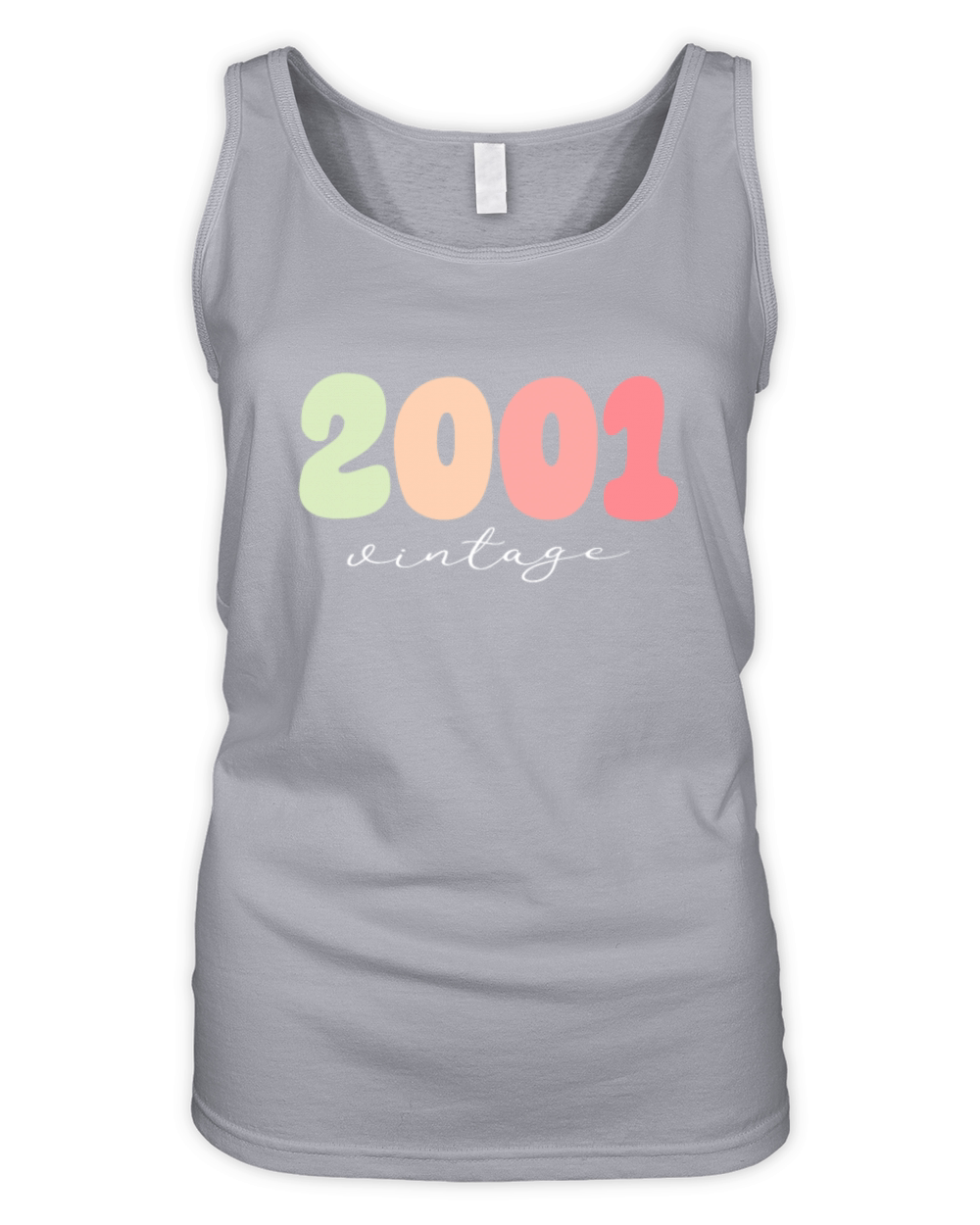 Birthday 2001 Vintage Organic Women's Tank Top