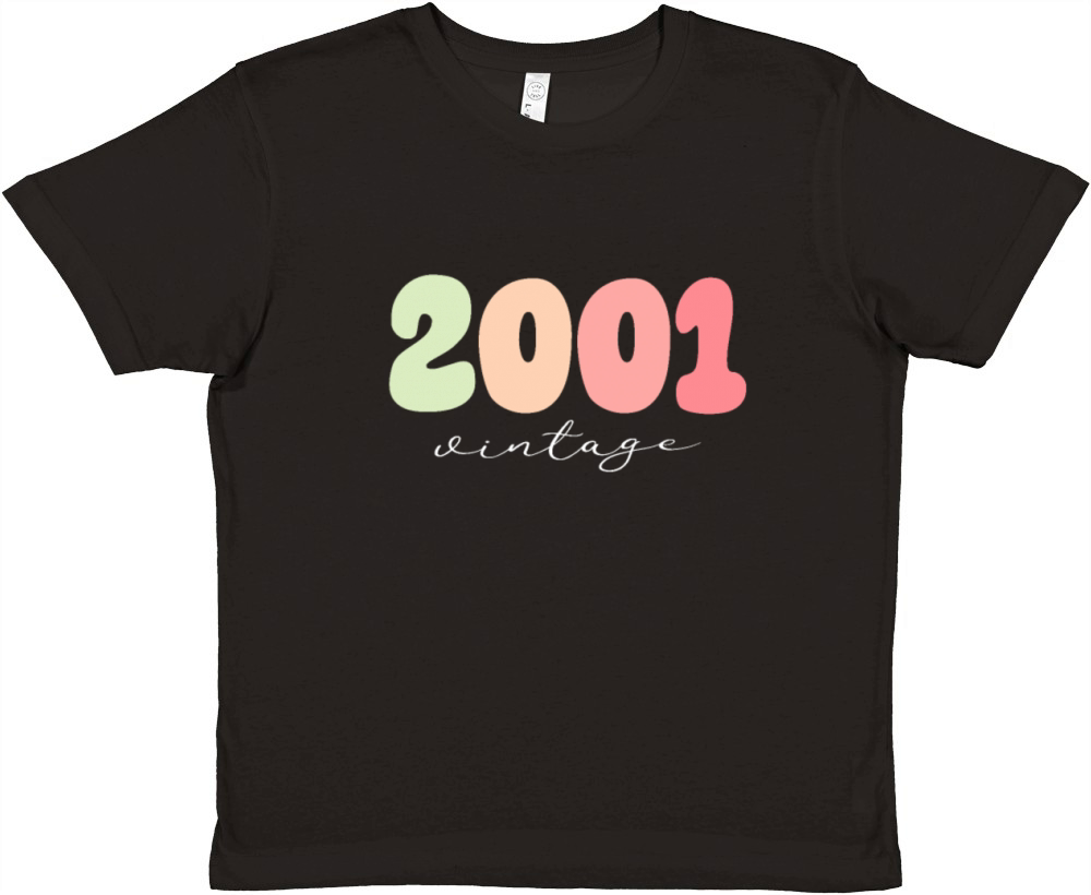 Birthday 2001 Vintage Premium Kids Crewneck T-shirt