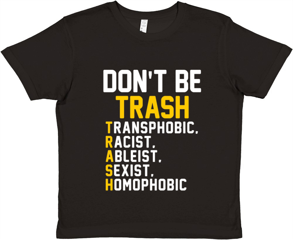 Dont Be Trash Premium Kids Crewneck T-shirt