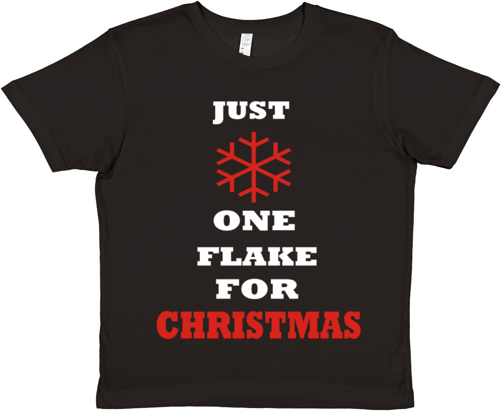 Funny Snowflake Christmas sayings Premium Kids Crewneck T-shirt