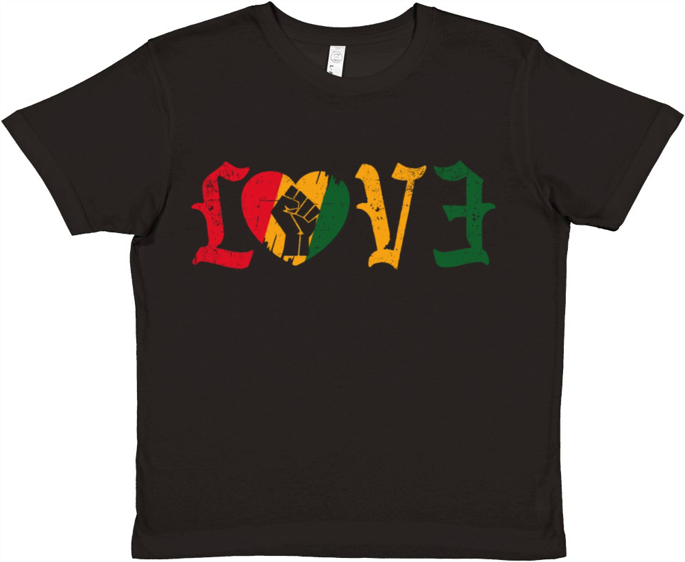 Love Black history month Premium Kids Crewneck T-shirt
