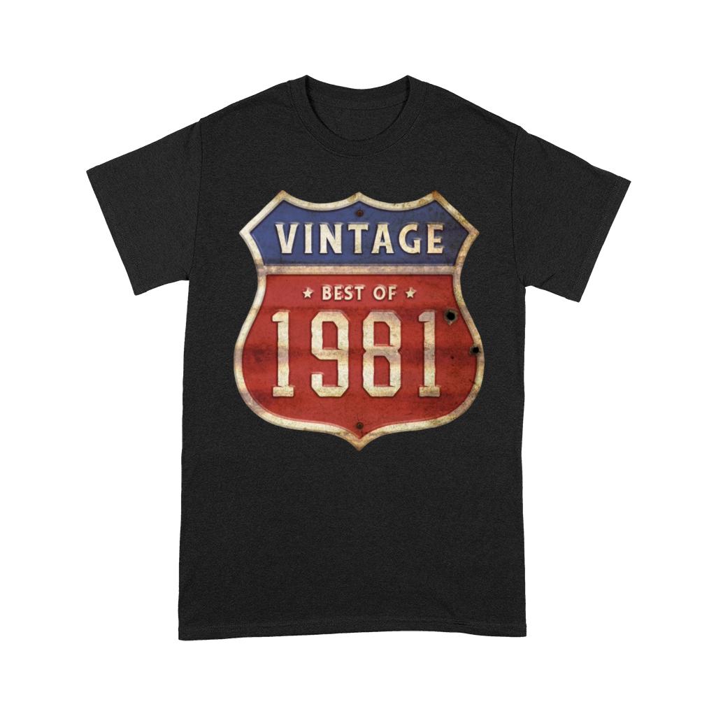 43 Years Old Vintage 1981 Limited Edition 43rd Premium T-shirt