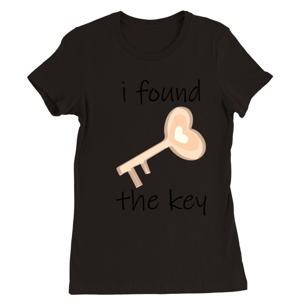 i found the key Premium Womens Crewneck T-shirt