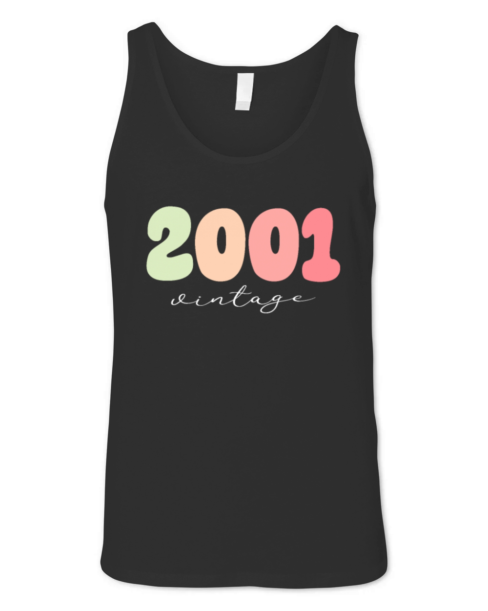 Birthday 2001 Vintage Unisex Jersey Tank