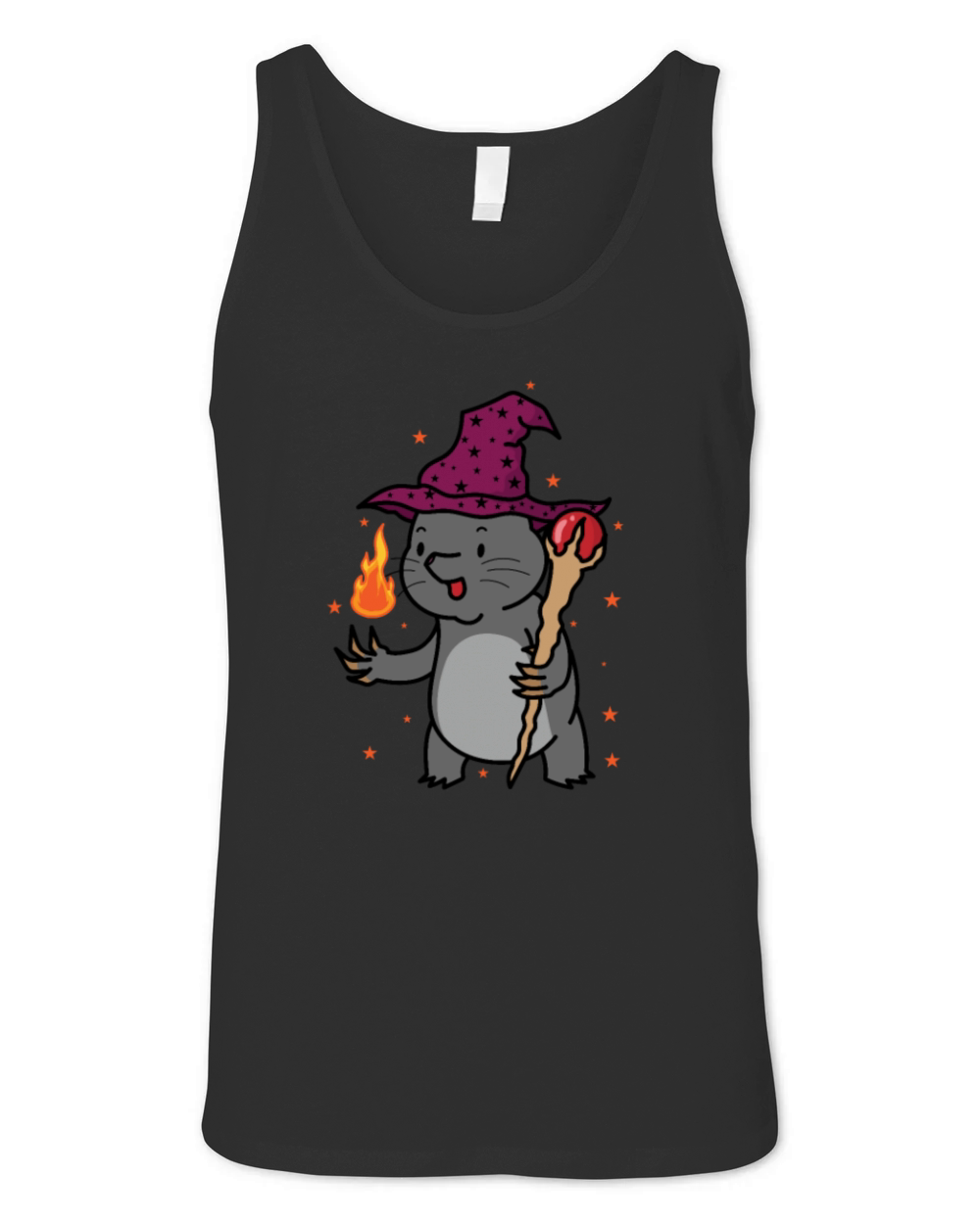 Mole as Magician Animal Mound Unisex Jersey Tank