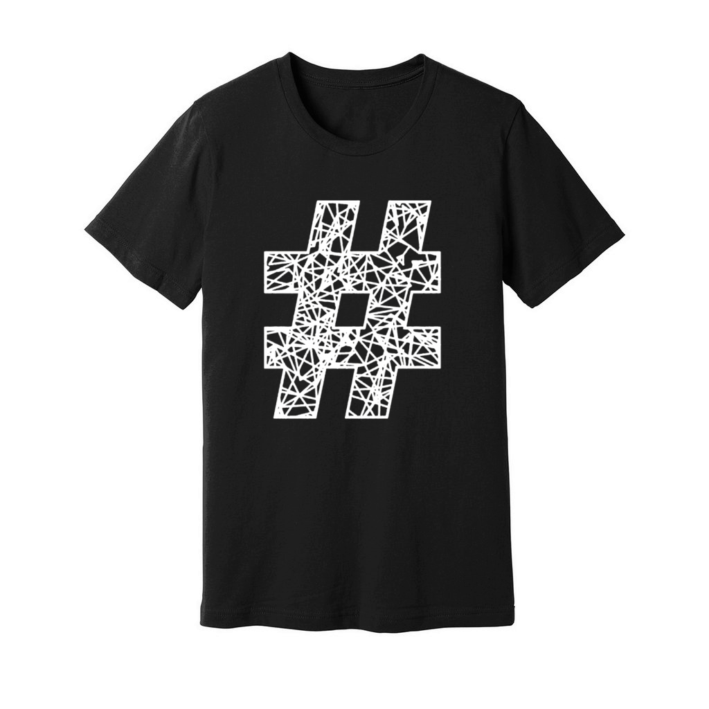 Hashtag style Unisex Jersey Tee