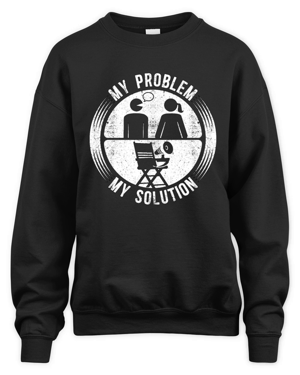Film Director My Problem My Pictogram Mom Dad Unisex Premium Crewneck Sweatshirt