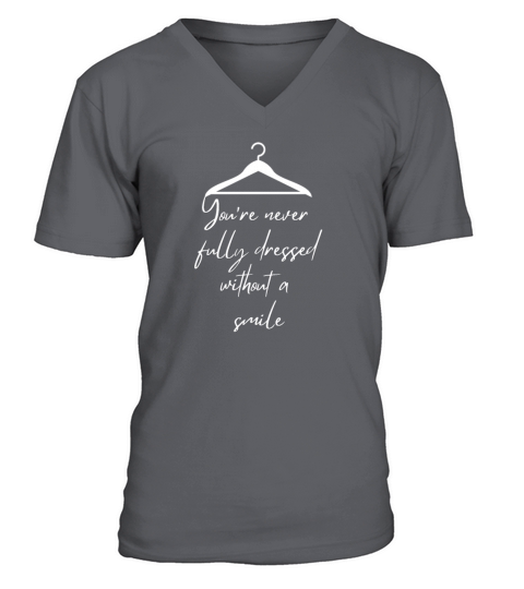 Annie Elegance in Optimism - Youre Never Fully V-Neck T-shirt