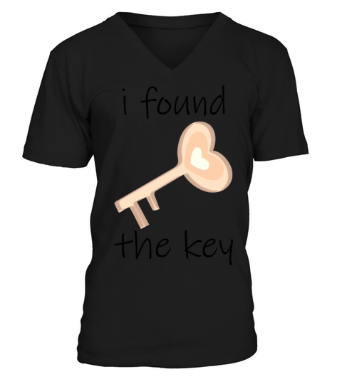i found the key V-Neck T-shirt