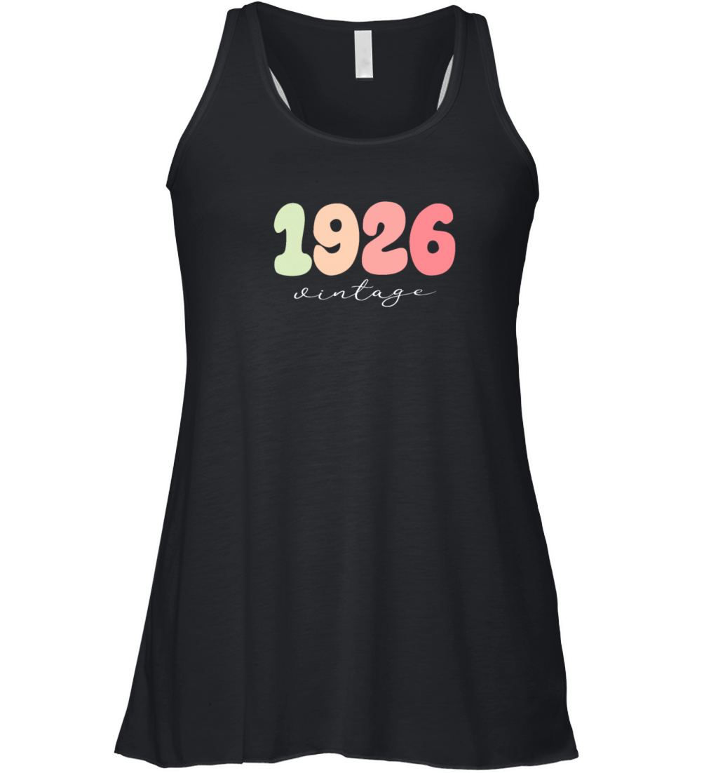 Birthday 1926 Vintage Women's Flowy Tank Top