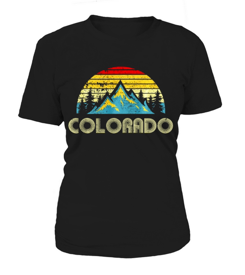 Colorado Vintage Mountains Nature Hiking Women's T-Shirt