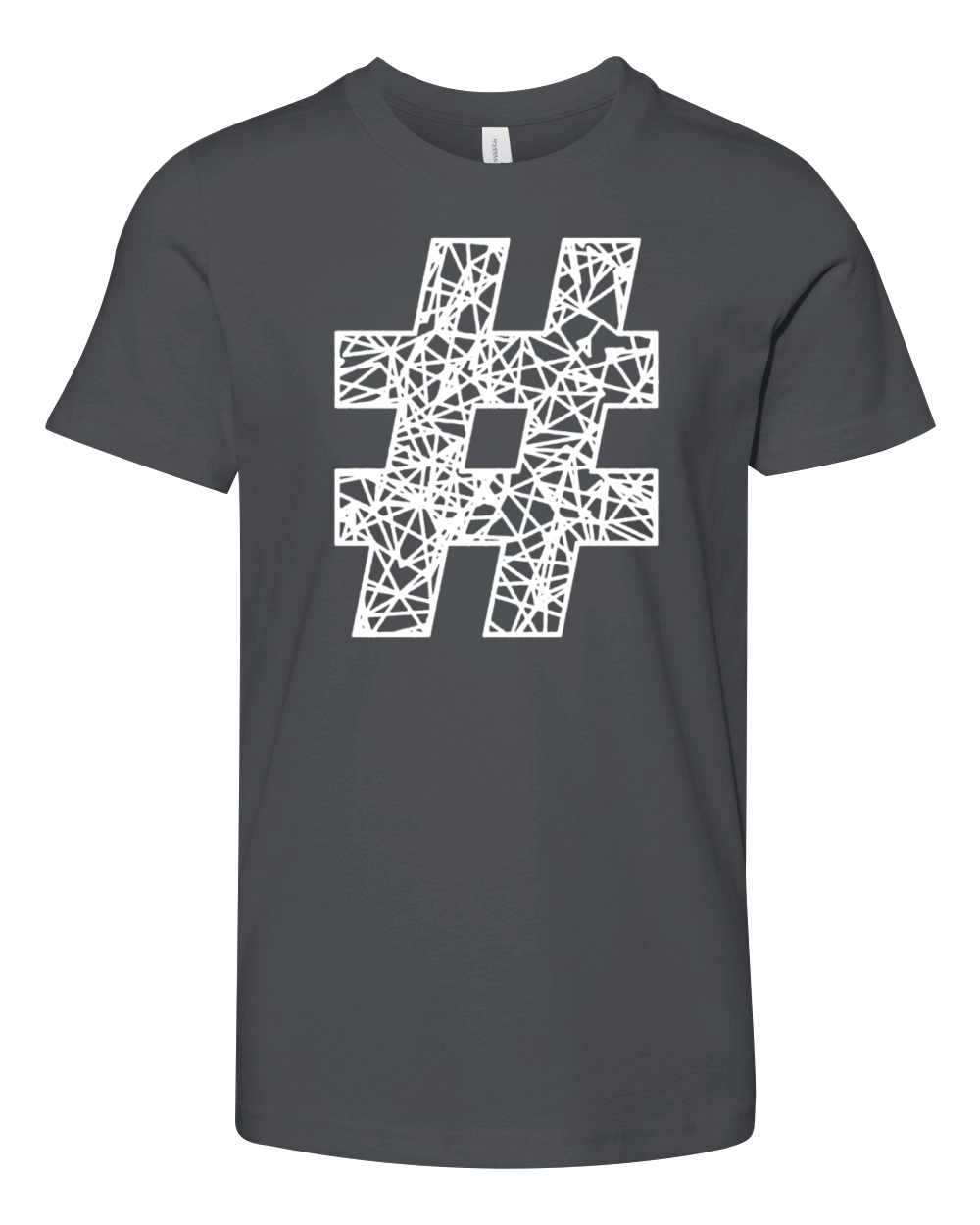 Hashtag style Youth Unisex Jersey Tee