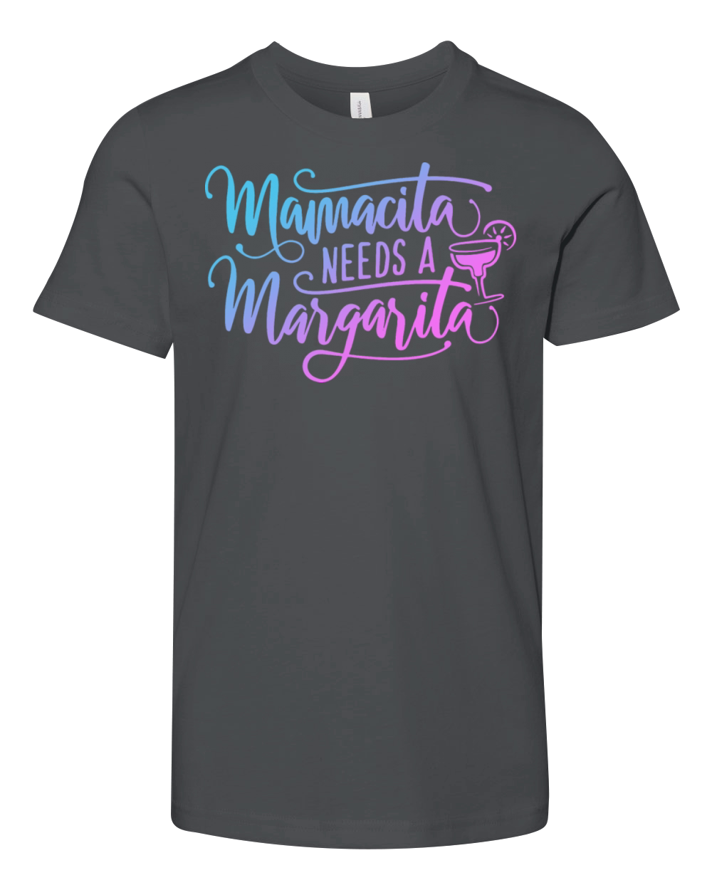 Mamacita Needs A Margarita Youth Unisex Jersey Tee