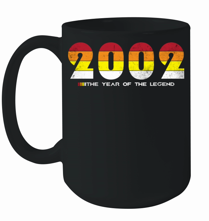 Vintage 2002 - The Year of the Legend - Retro 22 Ceramic Mug