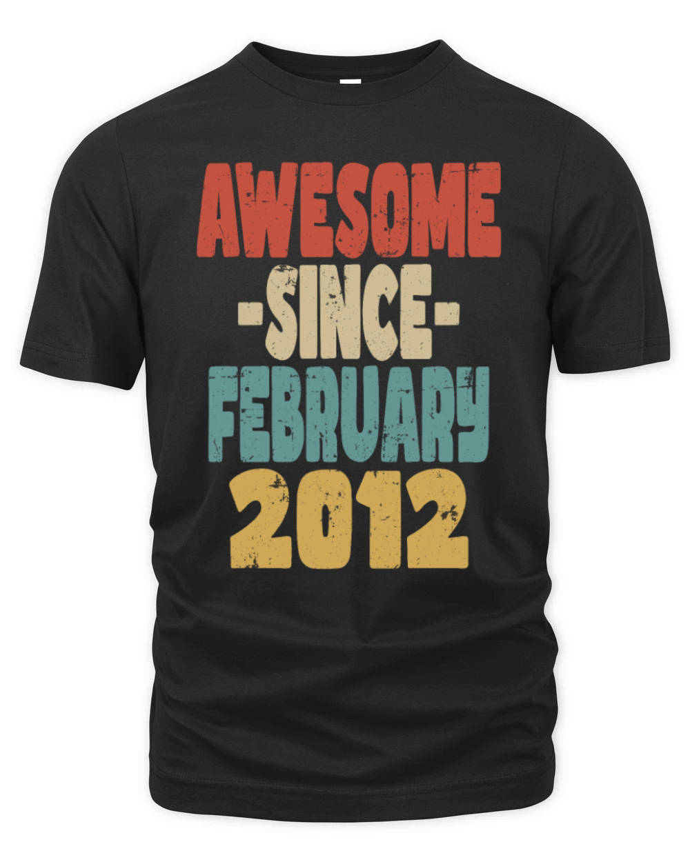 Awesome February 2012 Organic Unisex T-shirt