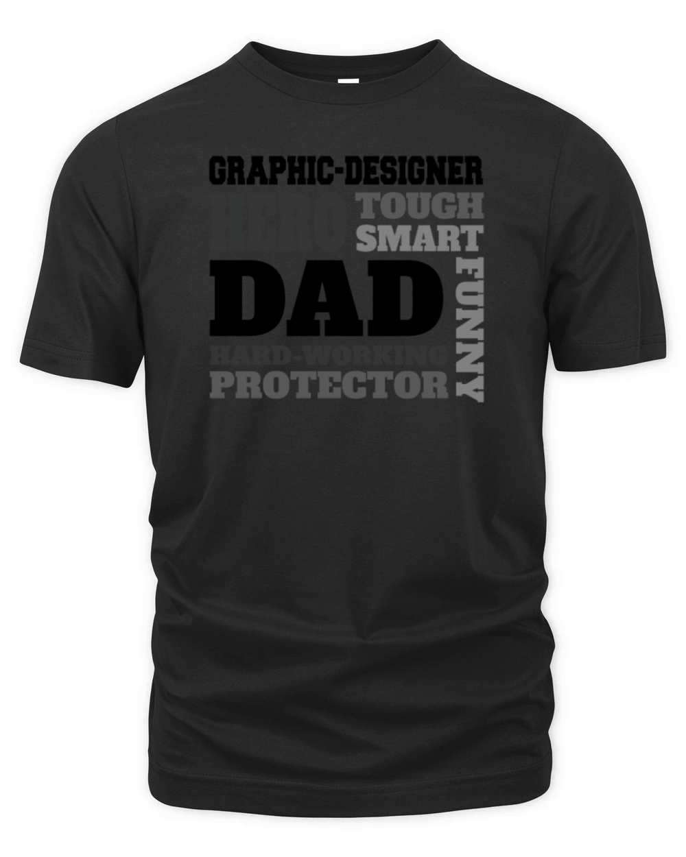 Daddy job funny Quote Dad graphic-designer Organic Unisex T-shirt