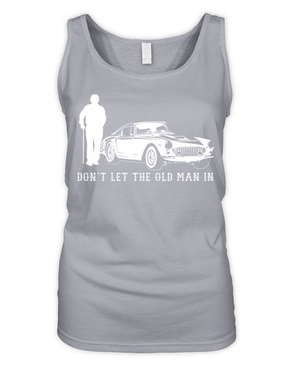 Dont let the old man in Vintage Organic Women's Tank Top