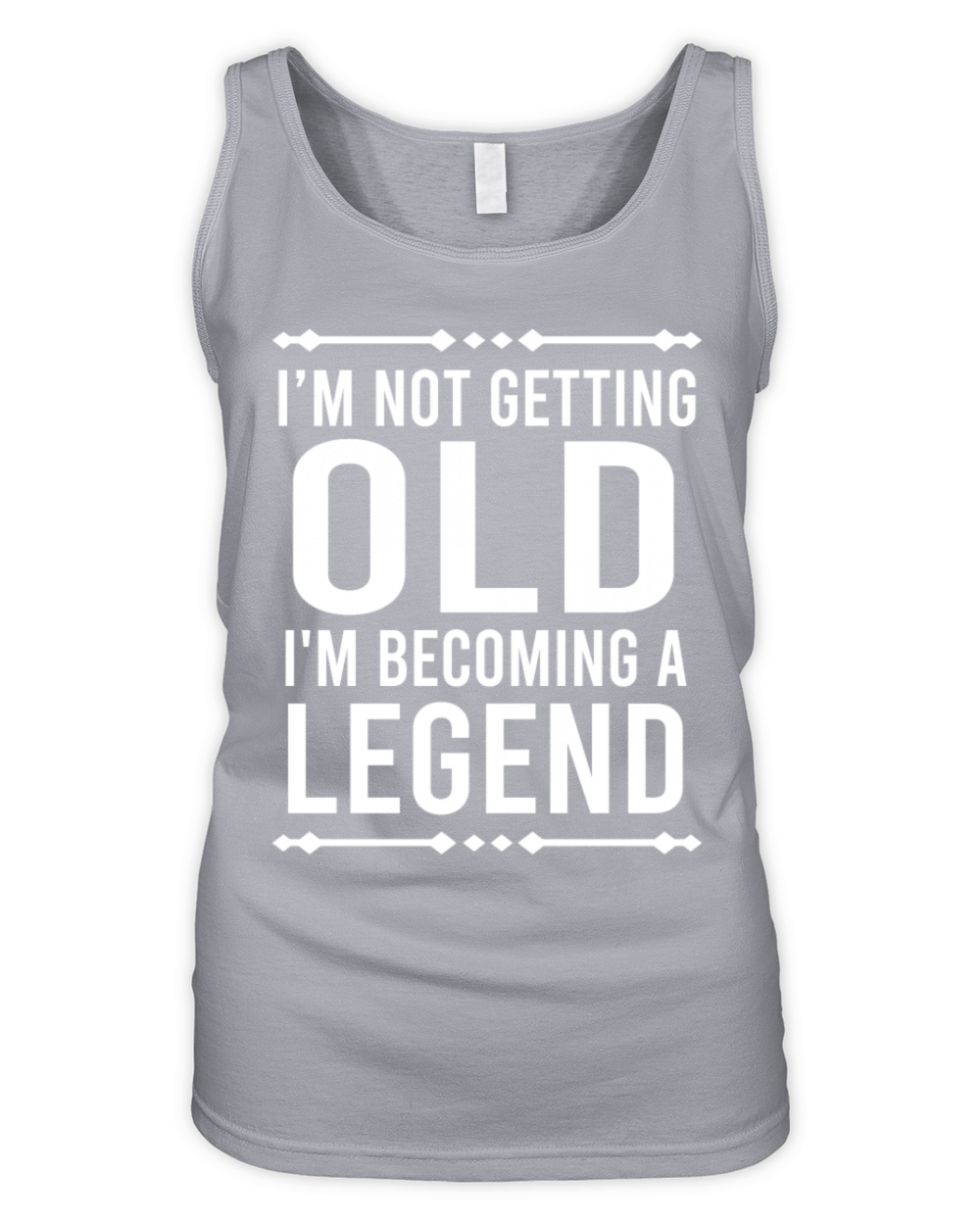 Im Not Getting Old Im Becoming A Legend Vintage Organic Women's Tank Top